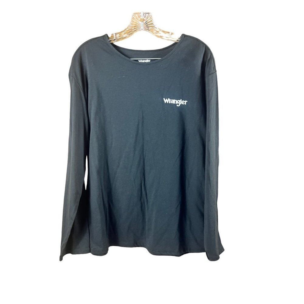 Wrangler Sleepwear Black Long Sleeve Shirt